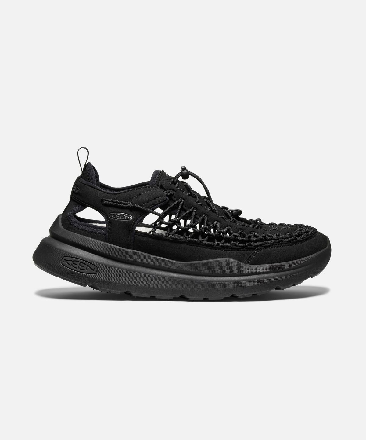 킨(KEEN) 유니크 2.0 워킹 남성 샌들 BLACK/BLACK