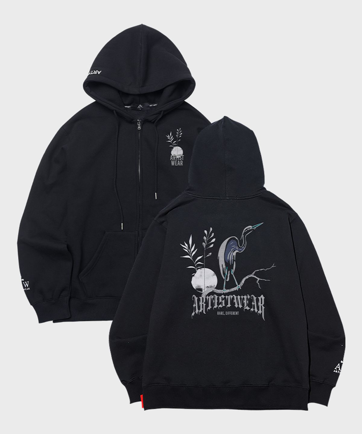 아티스트웨어(ARTISTWEAR) [ATW] 오리엔탈 크레인 후드집업