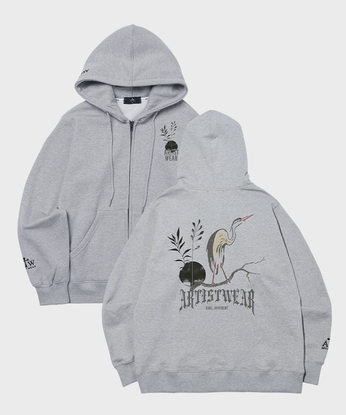 아티스트웨어(ARTISTWEAR) [ATW] 오리엔탈 크레인 후드집업
