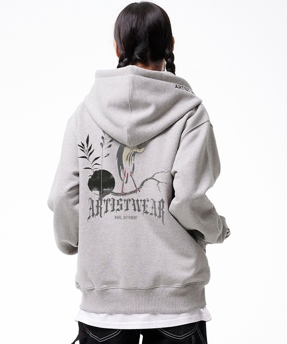 아티스트웨어(ARTISTWEAR) [ATW] 오리엔탈 크레인 후드집업