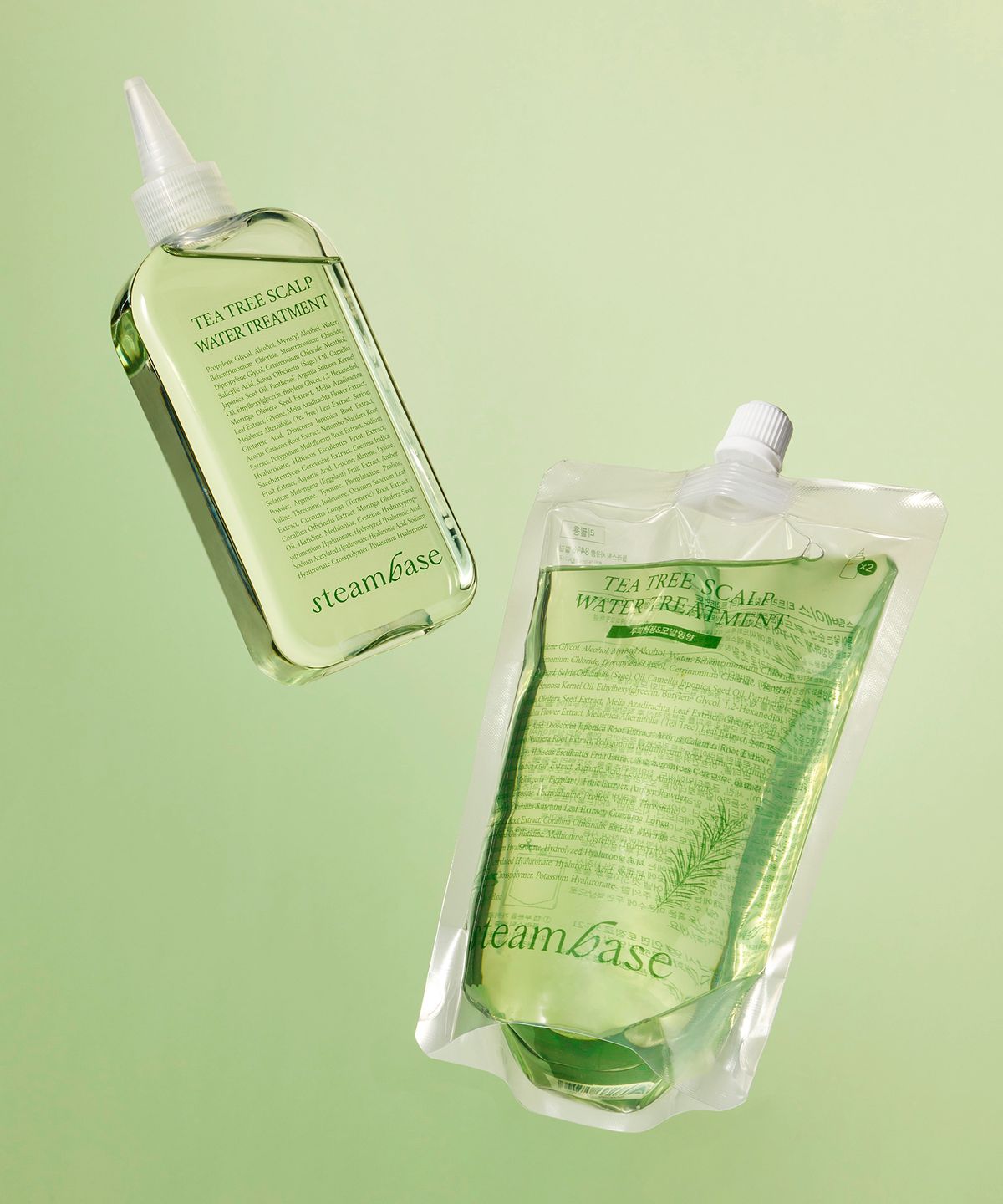 스팀베이스(STEAMBASE) 지성두피 올인원 티트리 트리트먼트 리필 500ml(터메릭 50ml 증정)