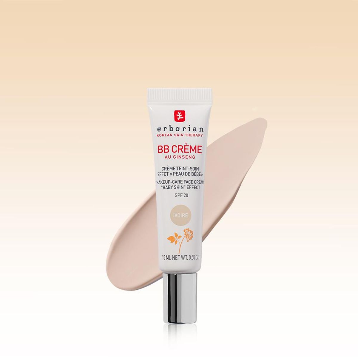 에르보리앙(ERBORIAN) BB 크림 아이보리 SPF20 15ml