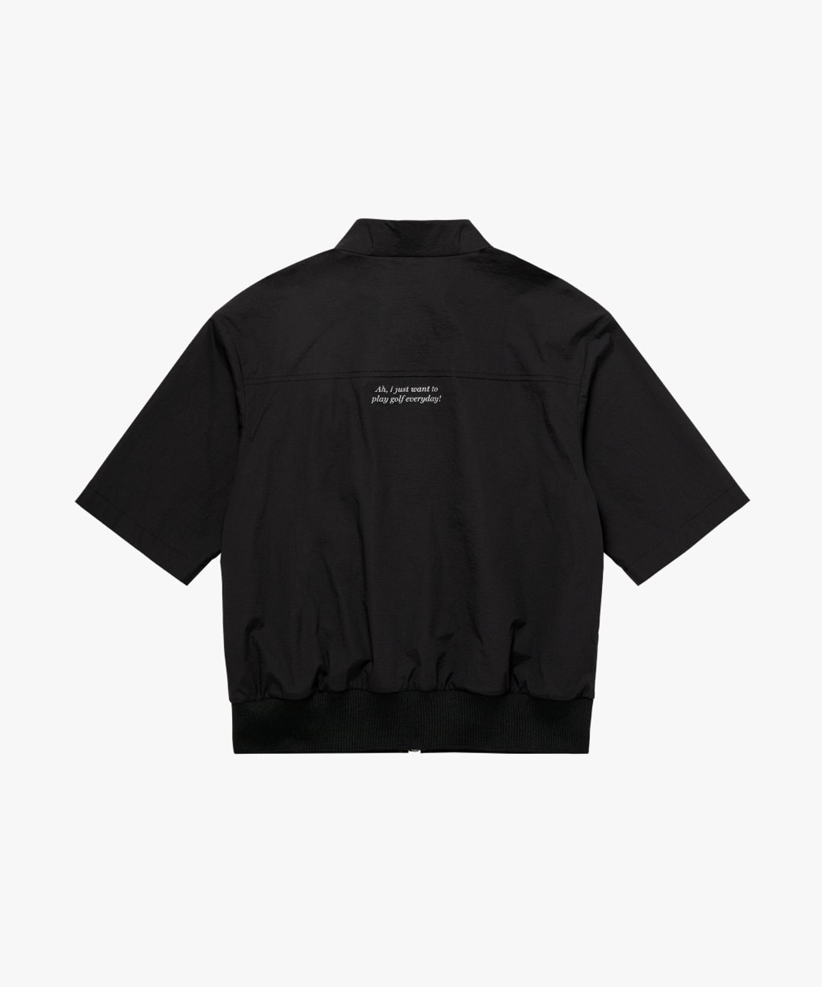 매드캐토스 컨트리클럽(MADCATTOS COUNTRY CLUB) MCC W S/S ZIP-UP JACKET-BLACK