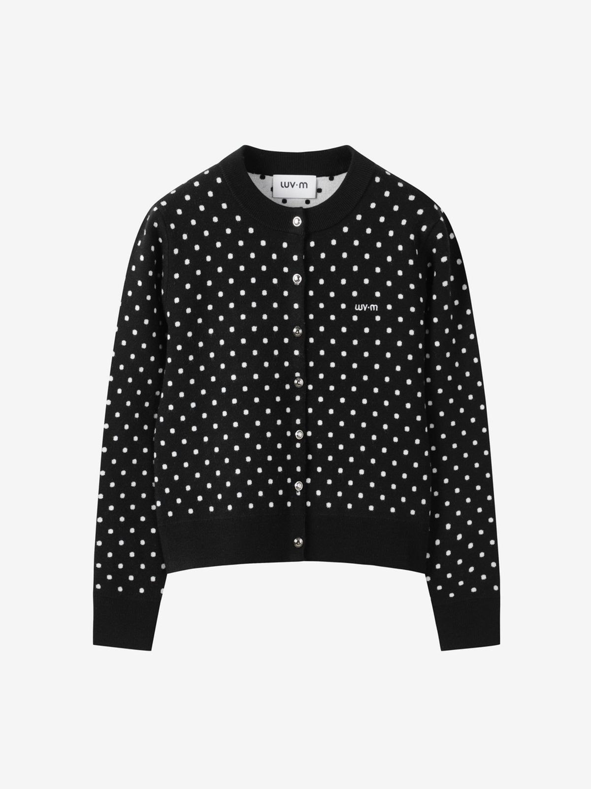 엘유브이엠(LUVM) BASIC DOT CARDIGAN_DOT