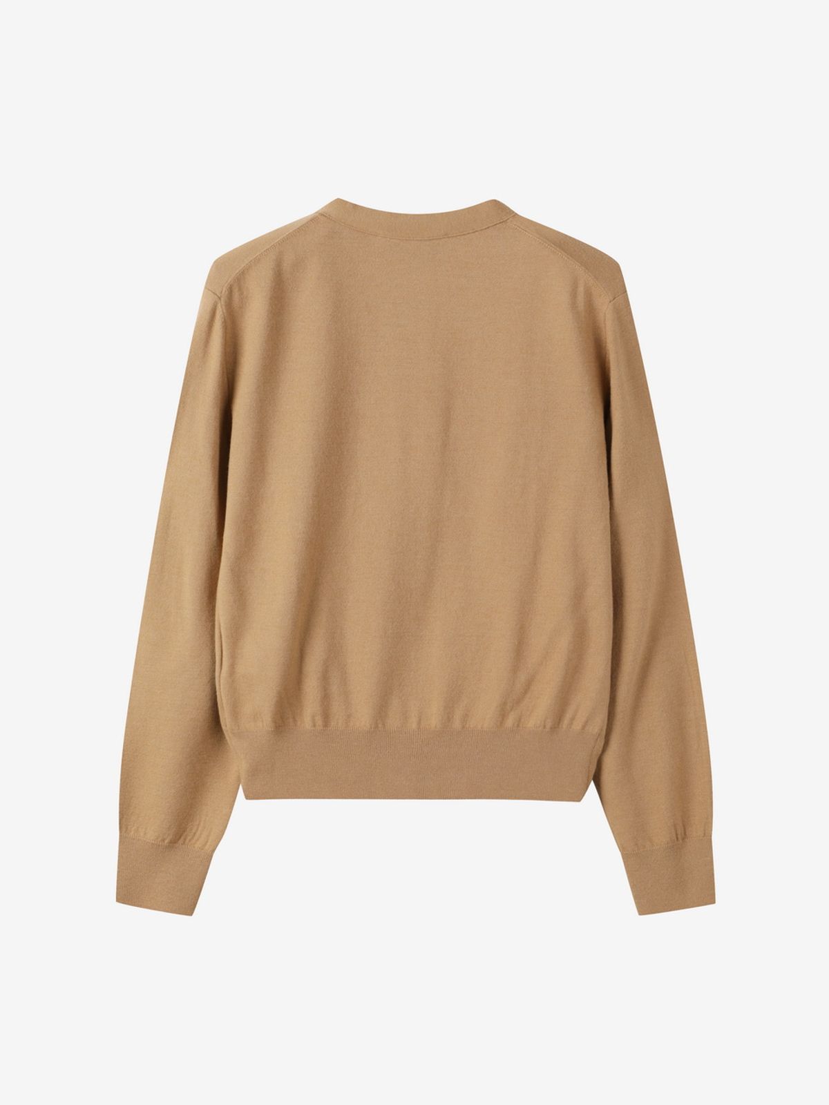 엘유브이엠(LUVM) BASIC V-NECK CARDIGAN_CAMEL