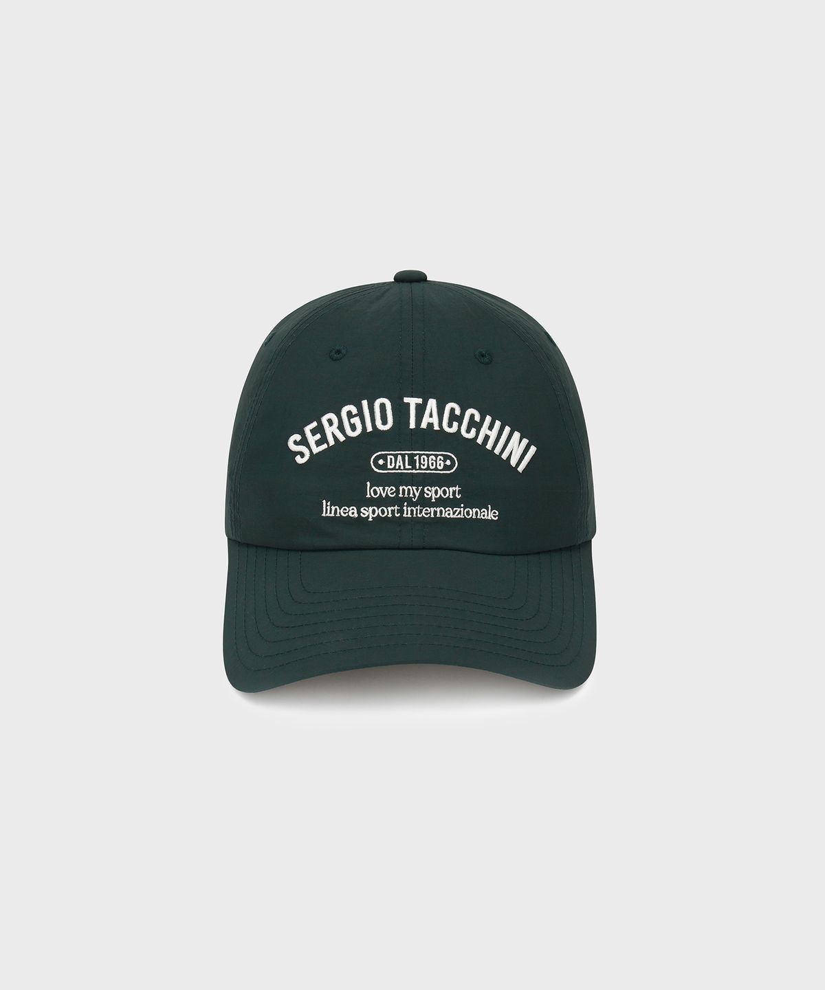 세르지오 타키니(SERGIO TACCHINI) U 레터링 우븐 볼캡 (D.Green)