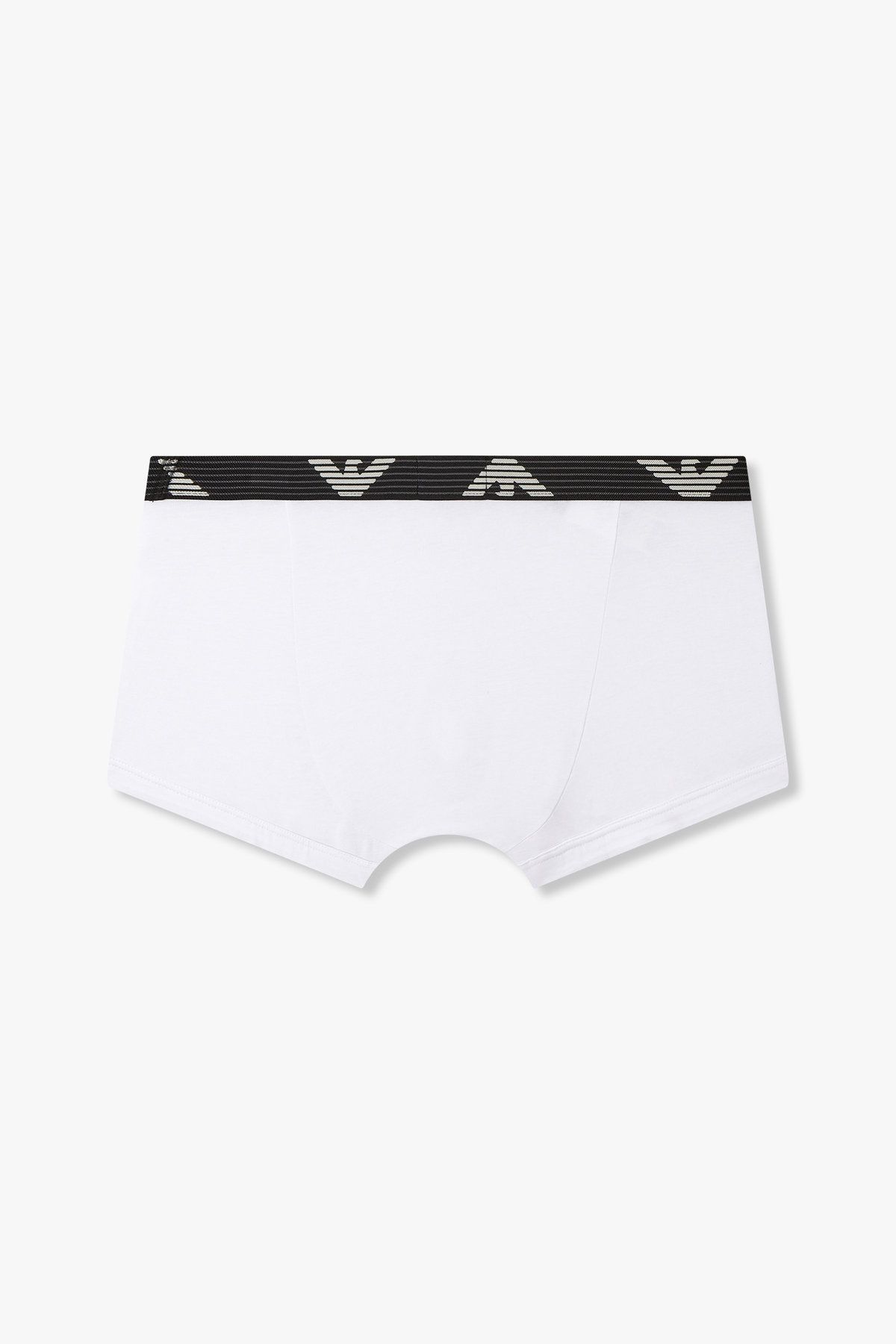 엠포리오 아르마니 언더웨어(EMPORIO ARMANI UNDERWEAR) 남성 스트라이프 밴딩 코튼 드로즈 _화이트 0815112011