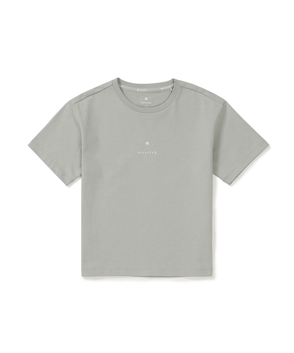 스노우피크 어패럴 키즈(SNOWPEAK APPAREL KIDS) 키즈 에어로쿨 아스타리스크 반팔 티셔츠 (S25MKFTS97) Mint