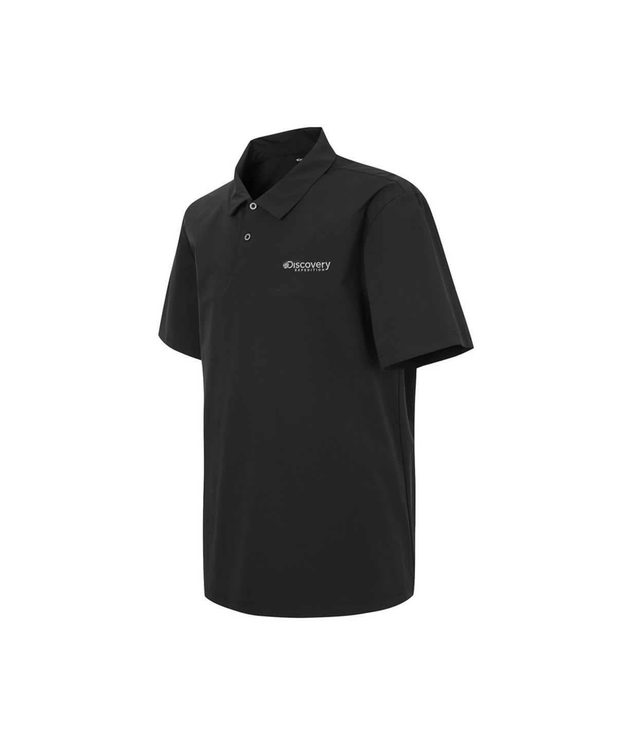 디스커버리 익스페디션(DISCOVERY EXPEDITION) 프레시벤트 남성 우븐 카라티 (BLACK)