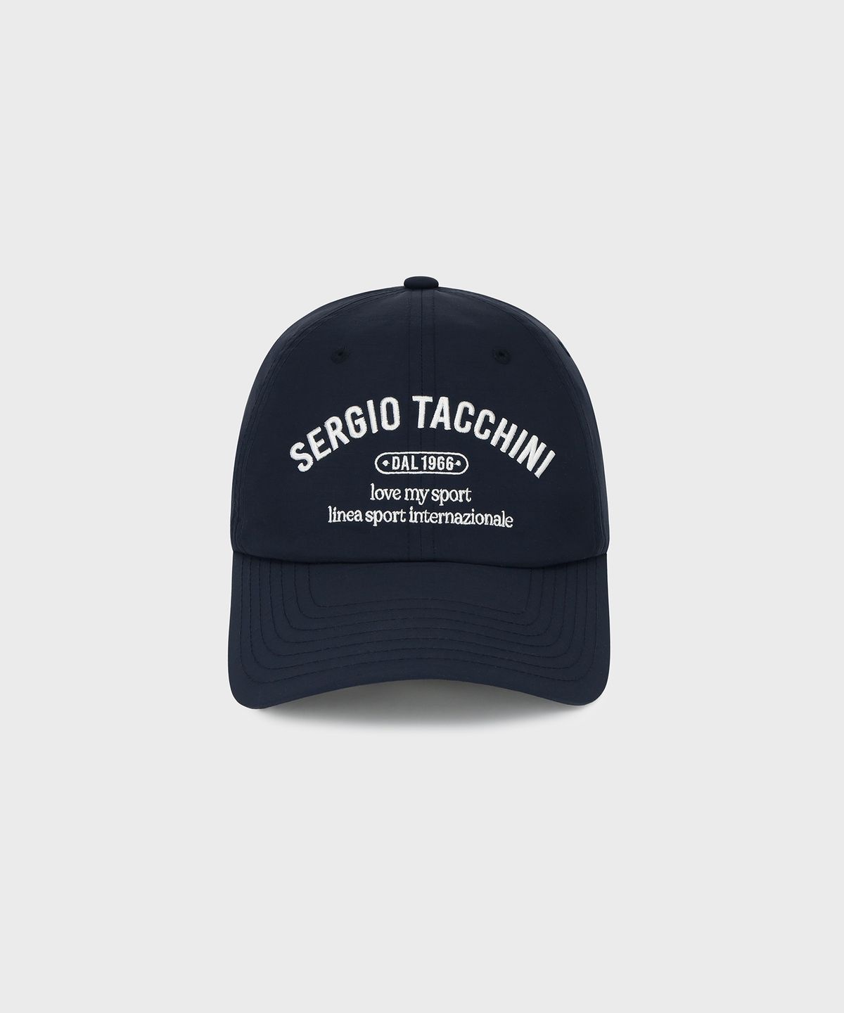 세르지오 타키니(SERGIO TACCHINI) U 레터링 우븐 볼캡 (Navy)
