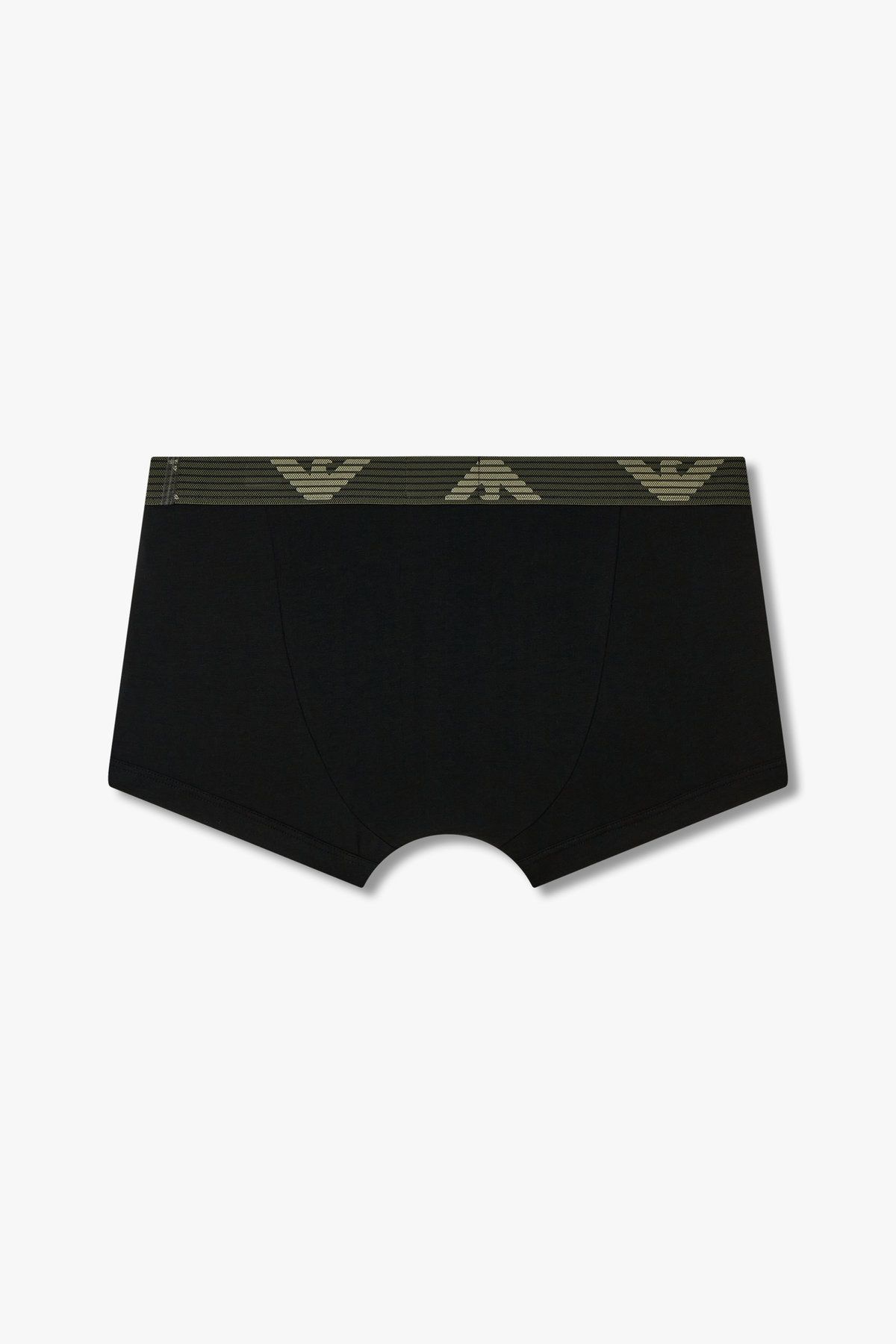 엠포리오 아르마니 언더웨어(EMPORIO ARMANI UNDERWEAR) 남성 스트라이프 밴딩 코튼 드로즈 _블랙 0815112013