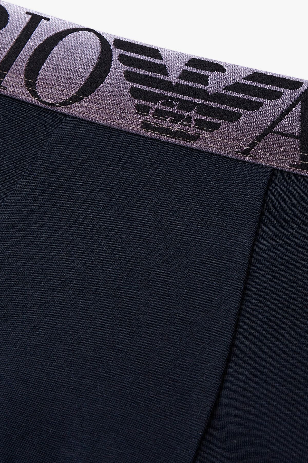 엠포리오 아르마니 언더웨어(EMPORIO ARMANI UNDERWEAR) 남성 그라데이션 밴딩 코튼 드로즈 _다크 블루 0815112029