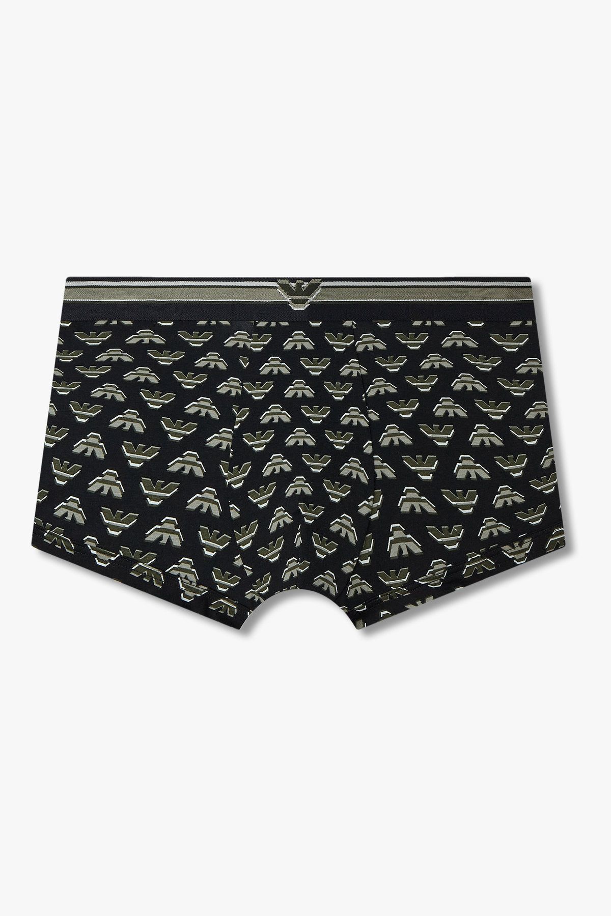 엠포리오 아르마니 언더웨어(EMPORIO ARMANI UNDERWEAR) 남성 이글 패턴 코튼 드로즈 _블랙 0815112042