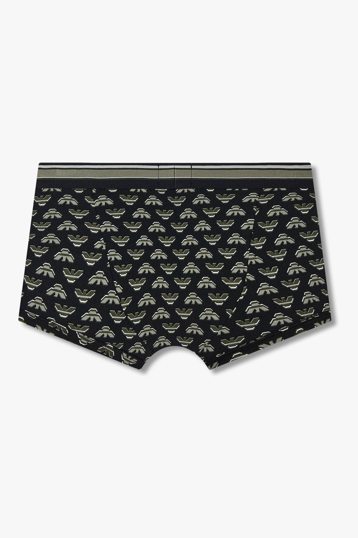 엠포리오 아르마니 언더웨어(EMPORIO ARMANI UNDERWEAR) 남성 이글 패턴 코튼 드로즈 _블랙 0815112042