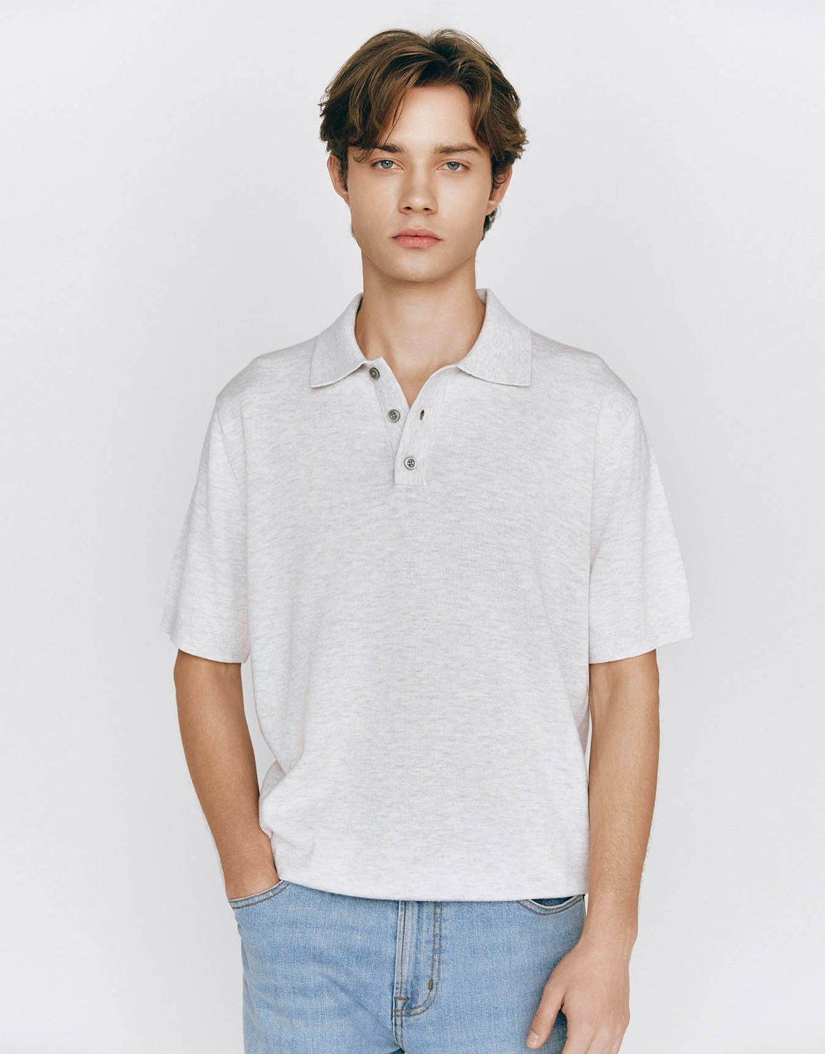 지오다노(GIORDANO) 폴로 반팔 니트(12GG) 055521 [4color]