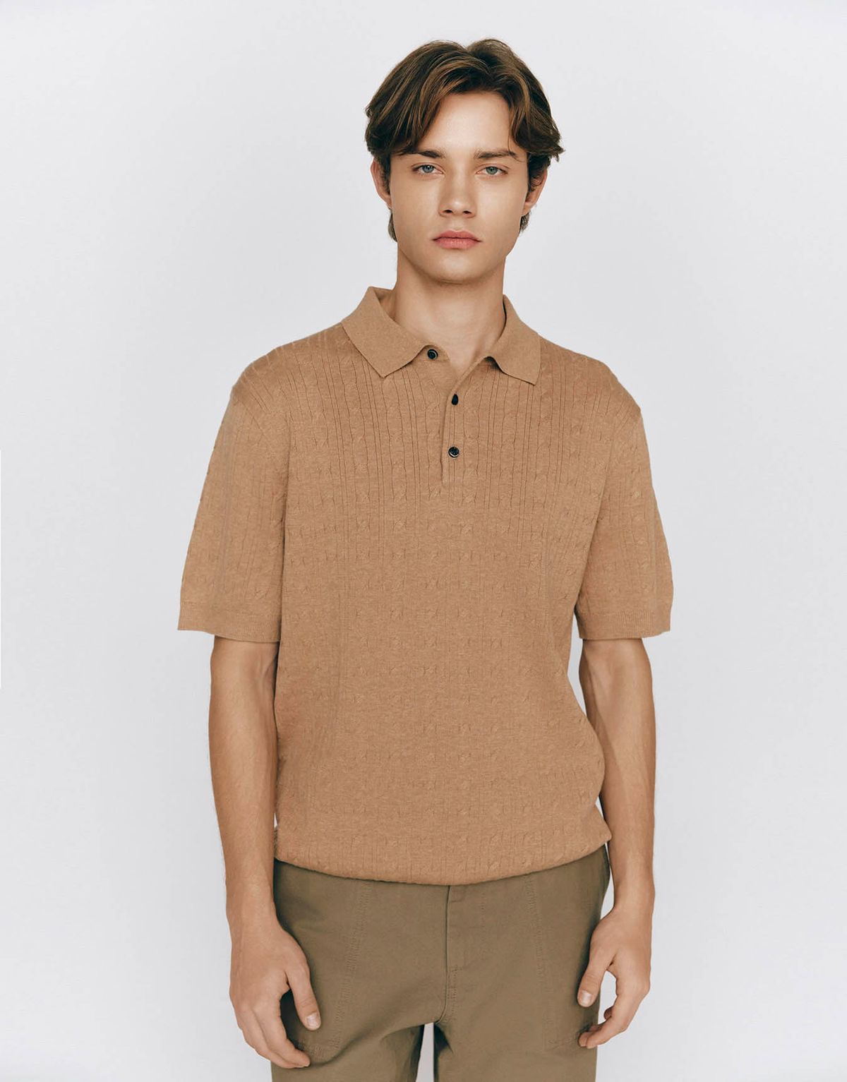 지오다노(GIORDANO) 케이블 반팔 니트(12GG) 055522 [8color]