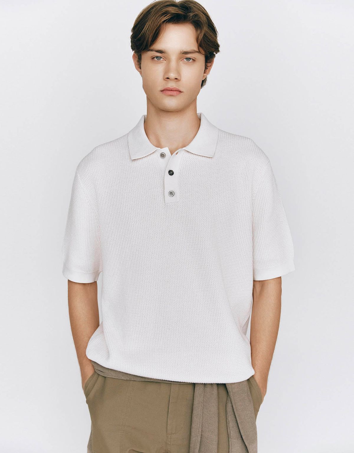 지오다노(GIORDANO) 스티치 폴로 반팔 니트(12GG) 055523 [6color]