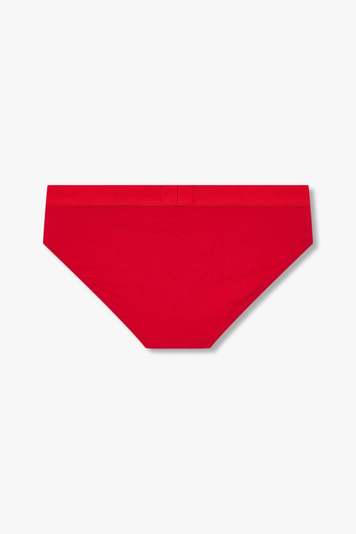 엠포리오 아르마니 언더웨어(EMPORIO ARMANI UNDERWEAR) 남성 코튼 솔리드 로고 밴딩 브리프 _레드 0815111047