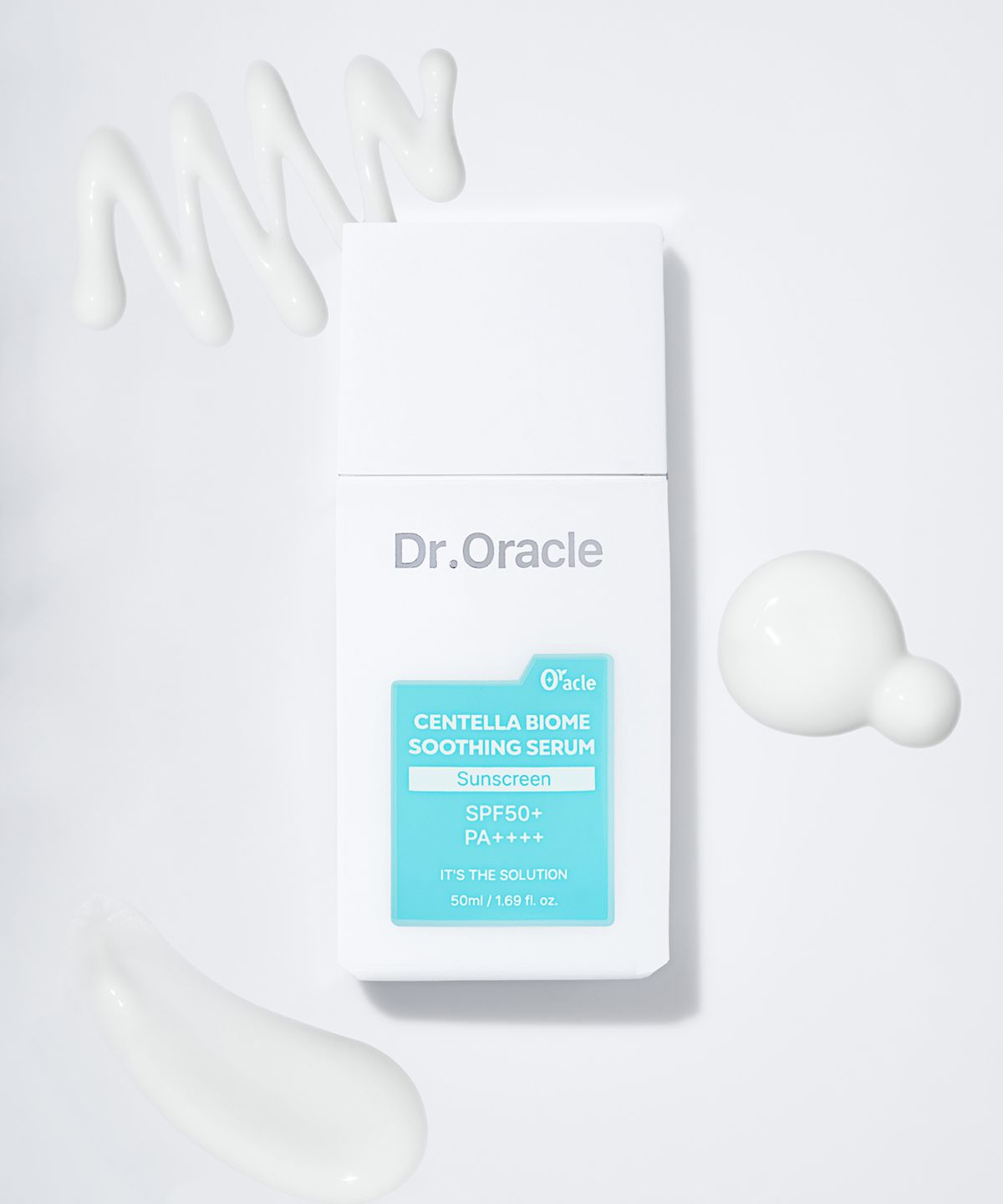 닥터오라클(DR.ORACLE) [2pack] 센텔라바이옴 수딩 선 세럼 50ml (+레시피 나이아신아마이드 화이트 마스크 10매/1box 본품 증정)