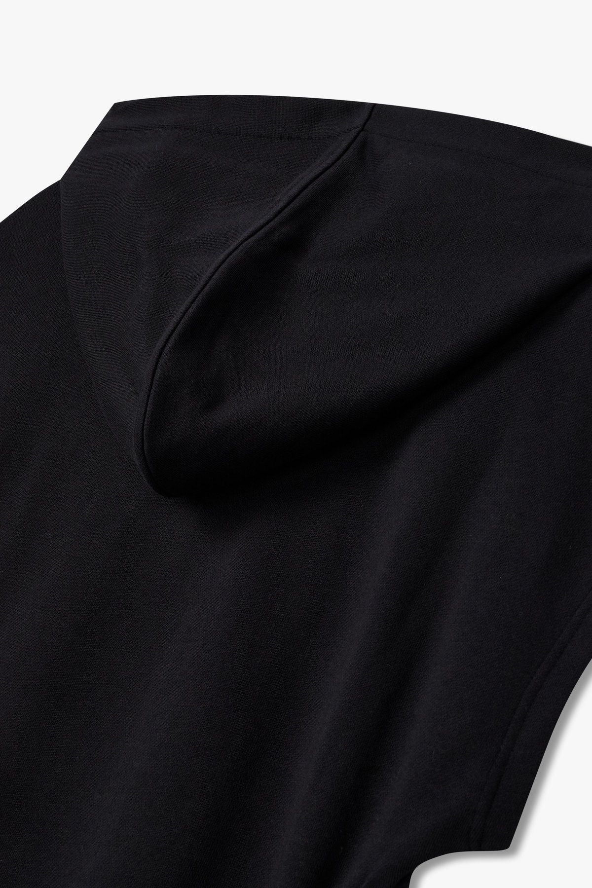 엠포리오 아르마니 언더웨어(EMPORIO ARMANI UNDERWEAR) 여성 로고 자수 라운지 후드 탑 _블랙 0825138503