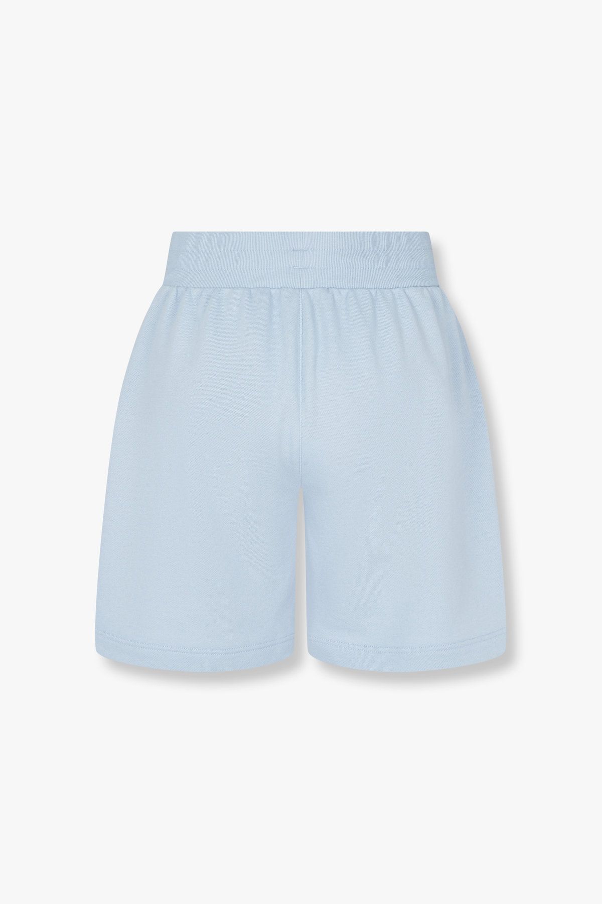 엠포리오 아르마니 언더웨어(EMPORIO ARMANI UNDERWEAR) 여성 로고 자수 라운지 버뮤다 쇼츠 _라이트 블루 0825131505
