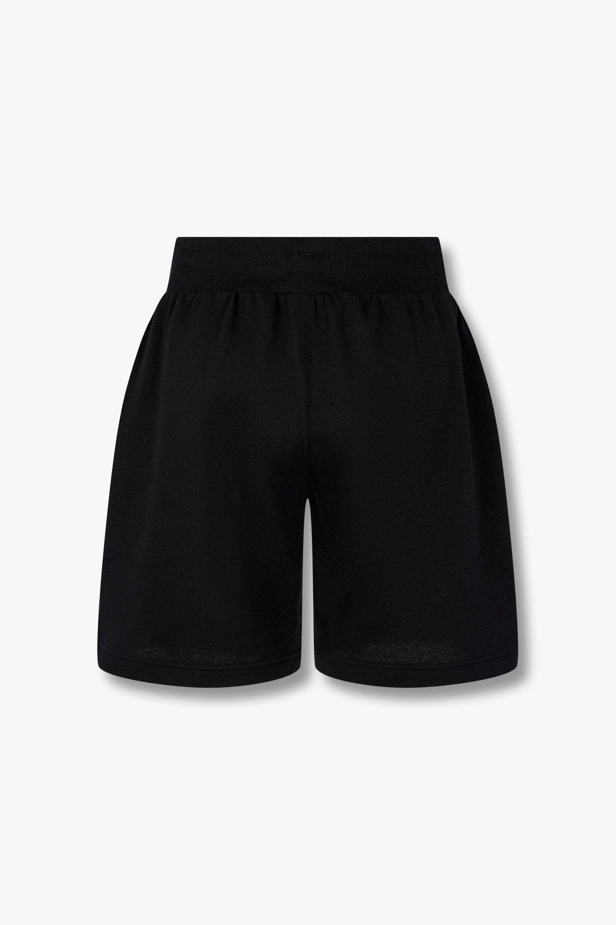 엠포리오 아르마니 언더웨어(EMPORIO ARMANI UNDERWEAR) 여성 로고 자수 라운지 버뮤다 쇼츠 _블랙 0825131506