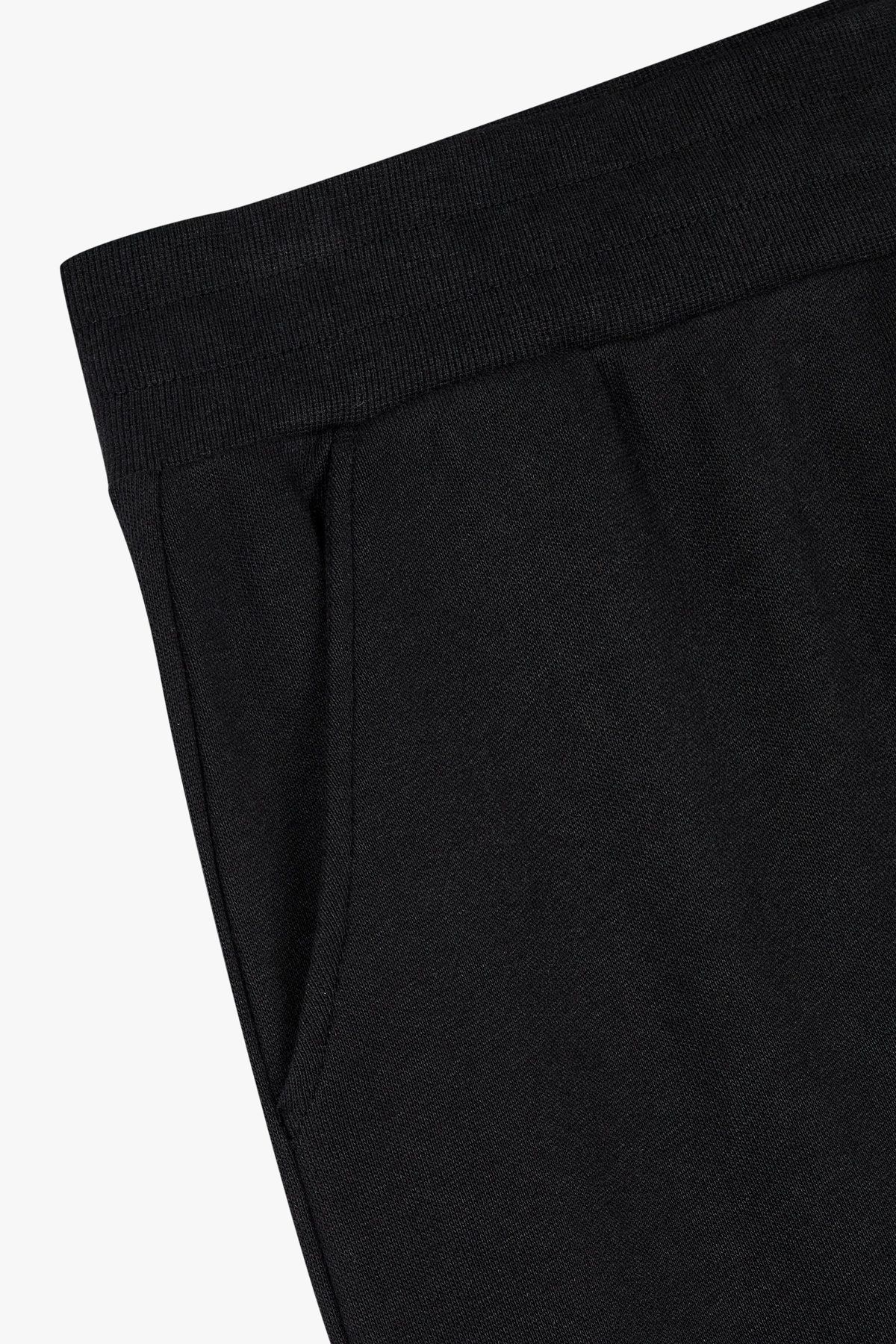 엠포리오 아르마니 언더웨어(EMPORIO ARMANI UNDERWEAR) 여성 로고 자수 라운지 조거 팬츠 _블랙 0825132502