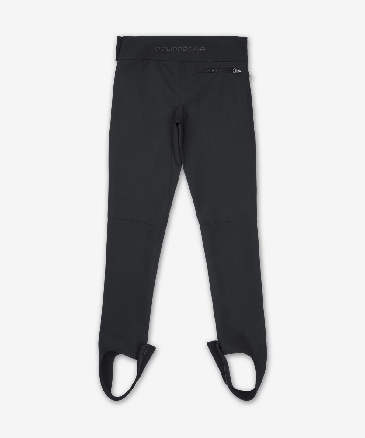 꾸레쥬(COURREGES) 오버스커트 폴리 울 팬츠 팬츠 - 블랙 / 125CPA298PL01709999