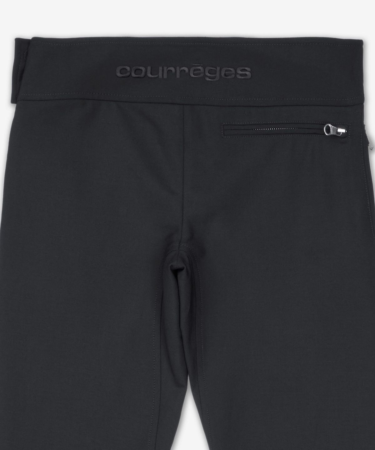 꾸레쥬(COURREGES) 오버스커트 폴리 울 팬츠 팬츠 - 블랙 / 125CPA298PL01709999