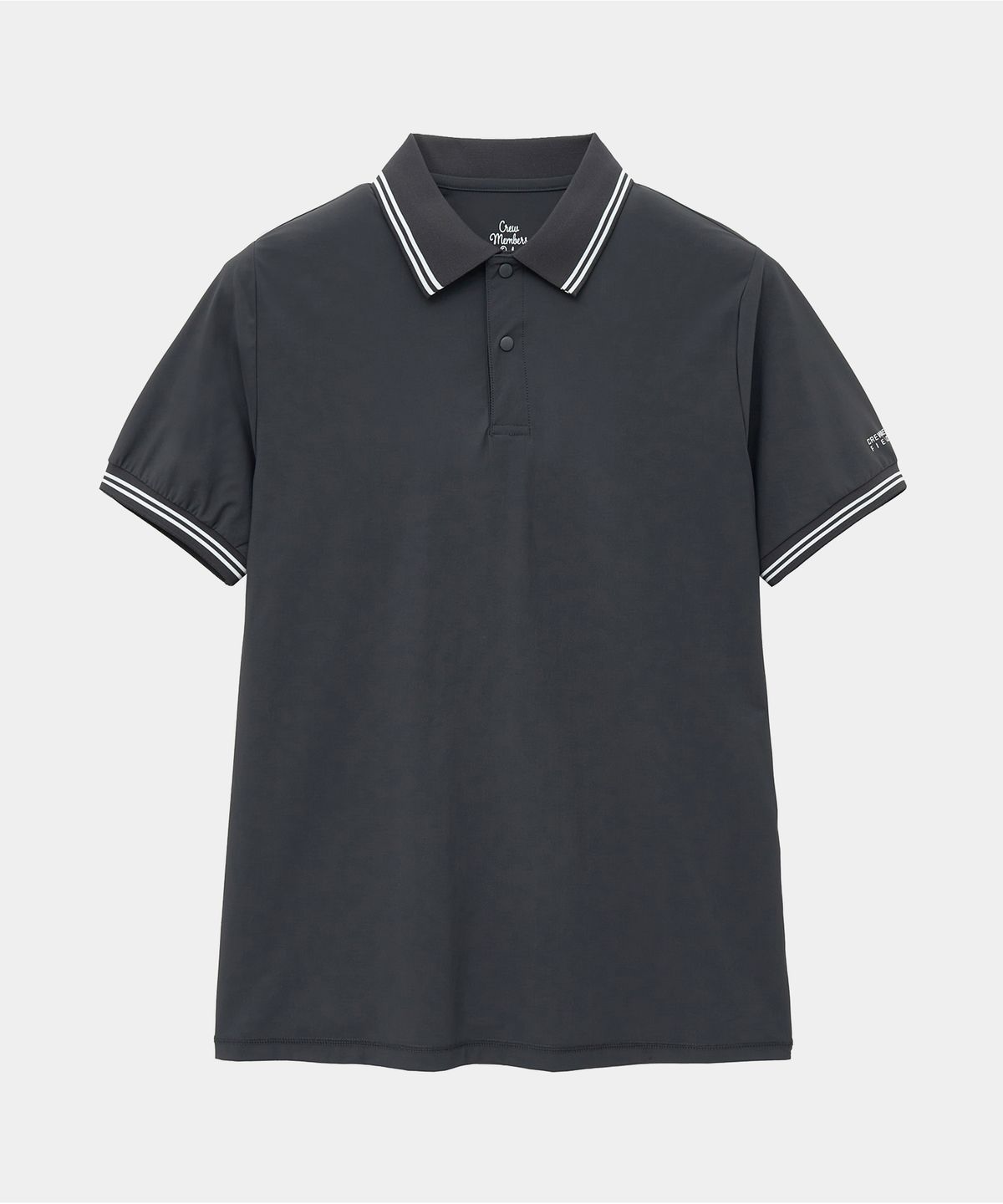 크루멤버스온리(CREW MEMBERS ONLY) FIELD BASIC POLO CHARCOAL
