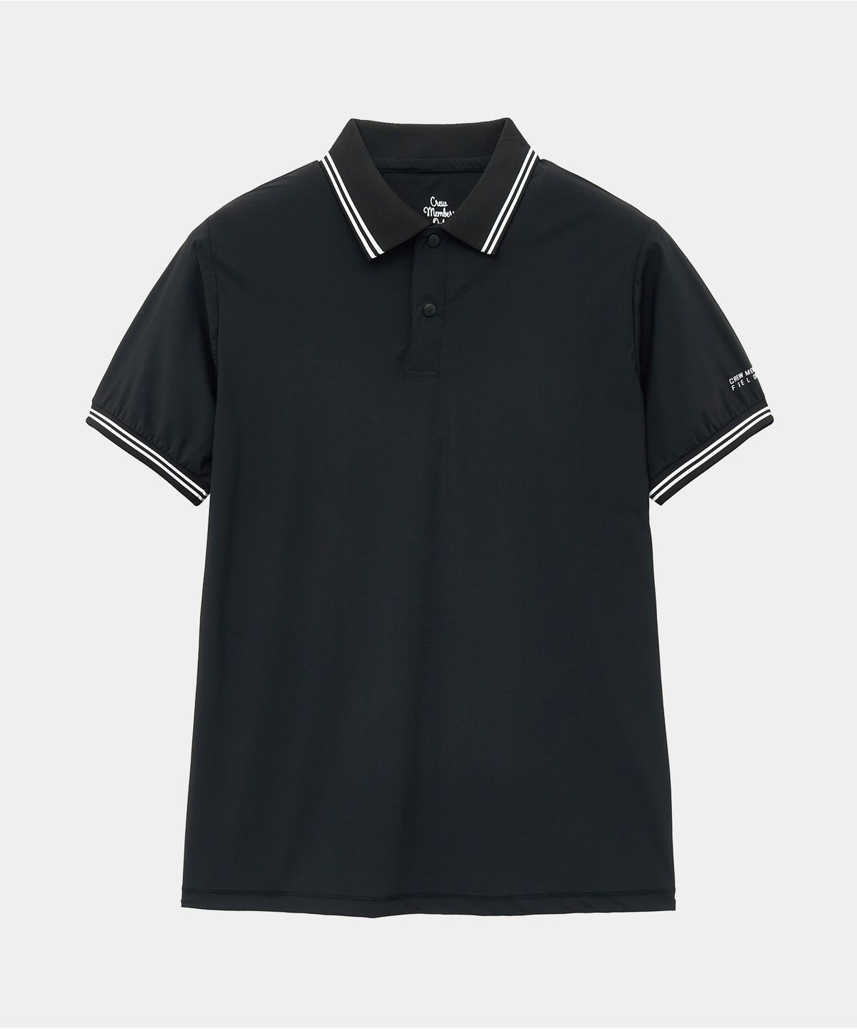 크루멤버스온리(CREW MEMBERS ONLY) FIELD BASIC POLO BLACK