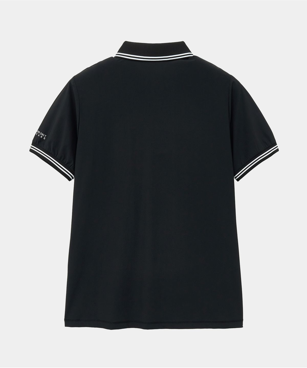 크루멤버스온리(CREW MEMBERS ONLY) QUARTER ZIPUP POLO BLACK