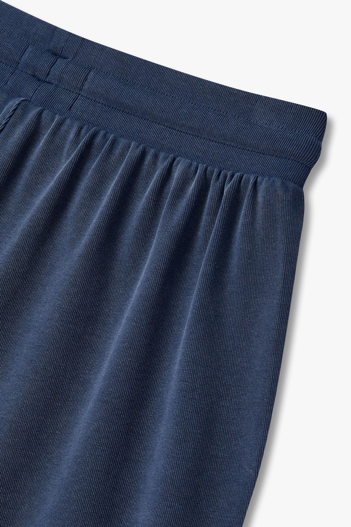 엠포리오 아르마니 언더웨어(EMPORIO ARMANI UNDERWEAR) 남성 로고 패치 라운지 버뮤다 쇼츠 _다크 블루 0815131025