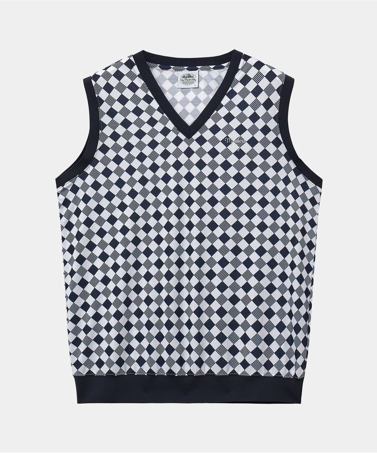 크루멤버스온리(CREW MEMBERS ONLY) RESORT PRINT VEST CHECKER