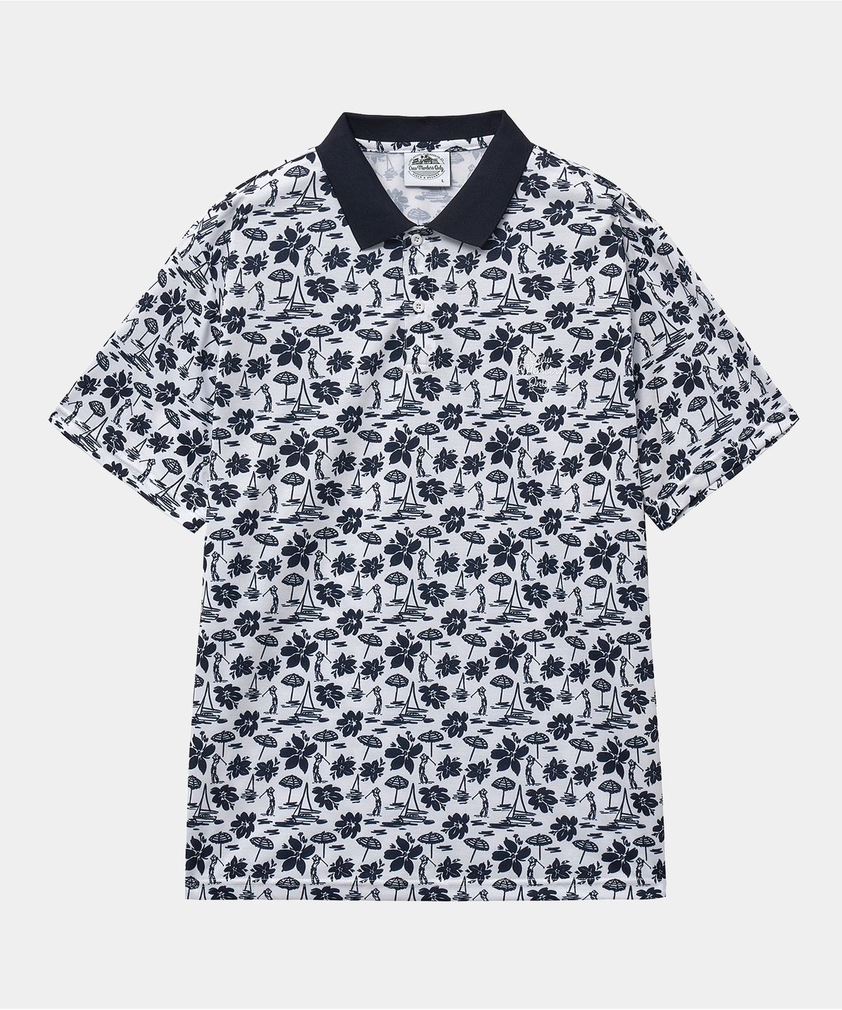 크루멤버스온리(CREW MEMBERS ONLY) RESORT PRINT POLO VACATION