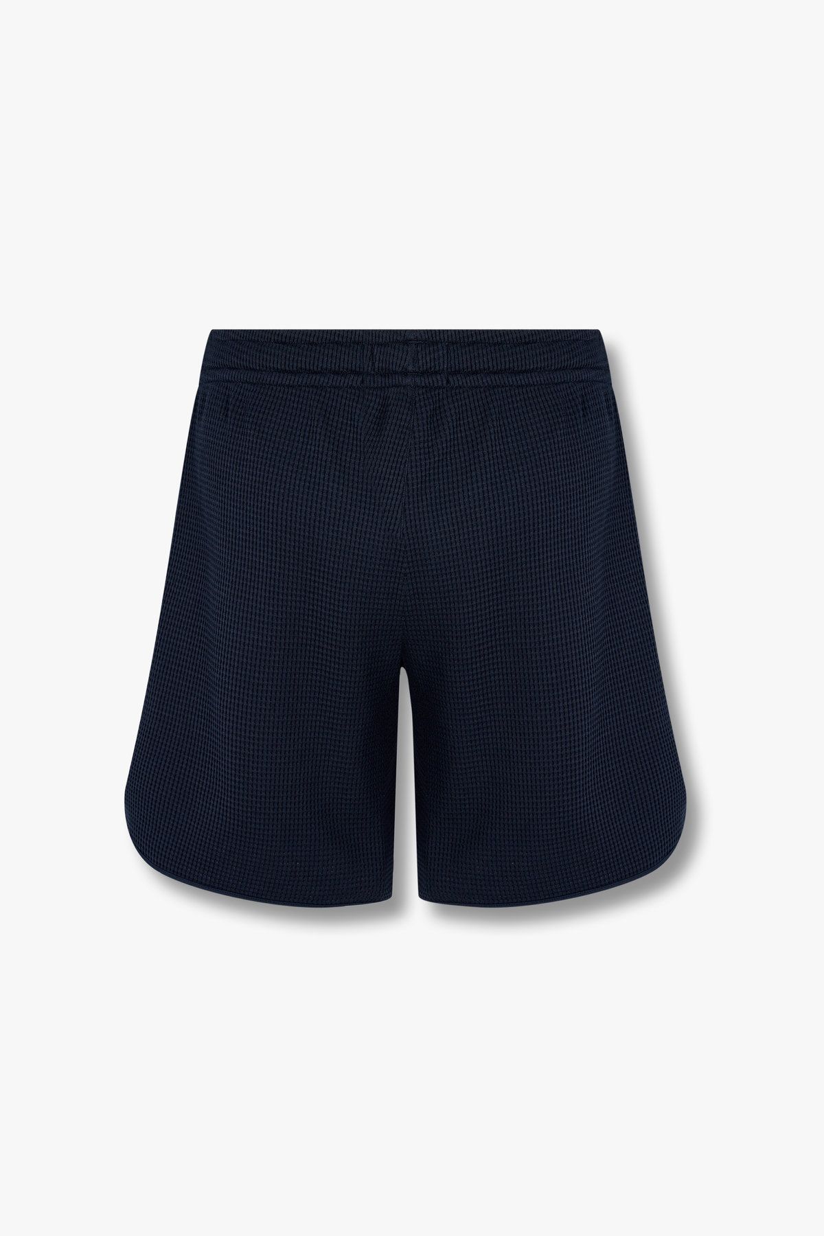 엠포리오 아르마니 언더웨어(EMPORIO ARMANI UNDERWEAR) 남성 로고 라벨 텍스처드 라운지 쇼츠 _다크 블루 0815131031