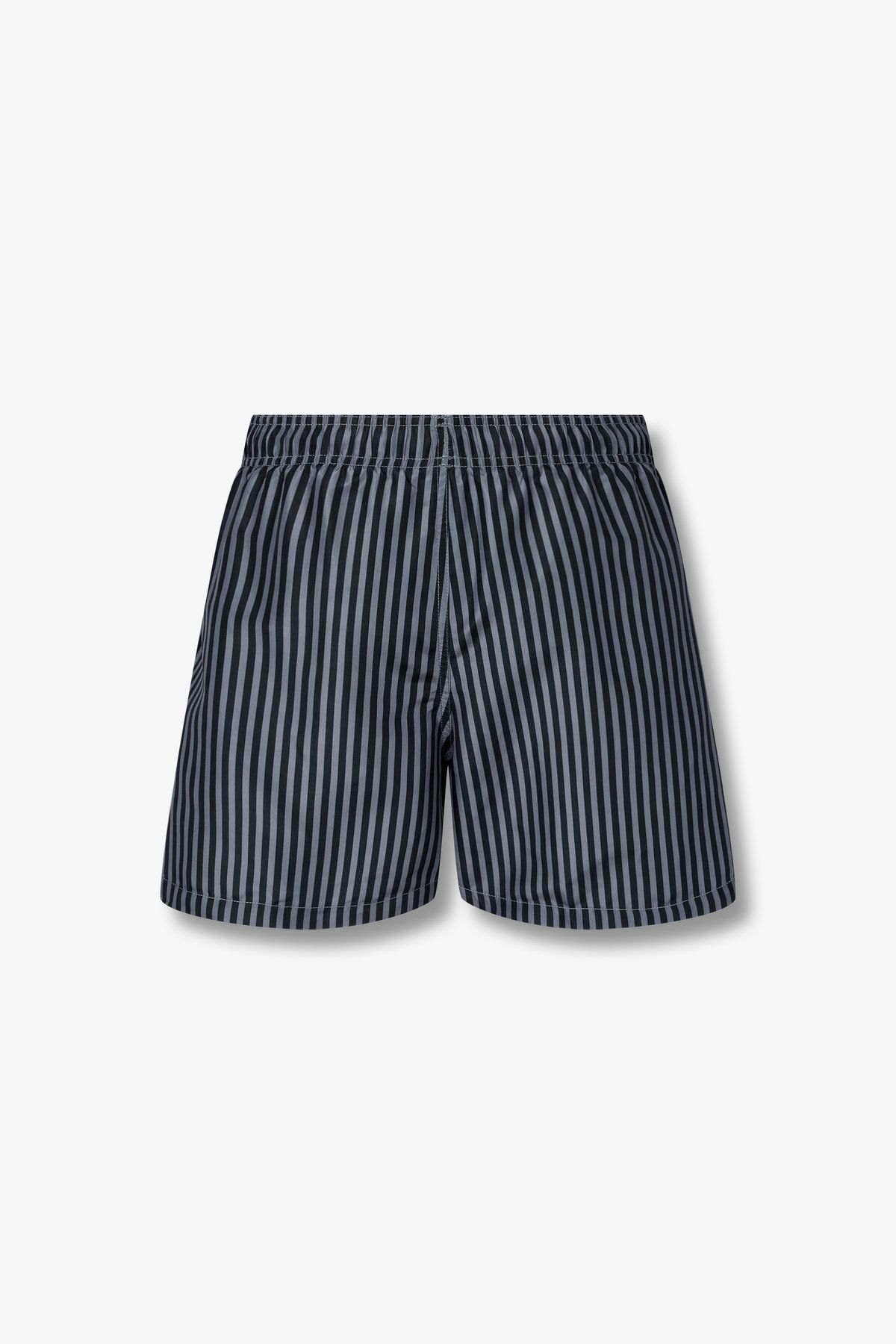엠포리오 아르마니 언더웨어(EMPORIO ARMANI UNDERWEAR) 남성 스트라이프 패턴 스윔 쇼츠 _블랙 0815121004
