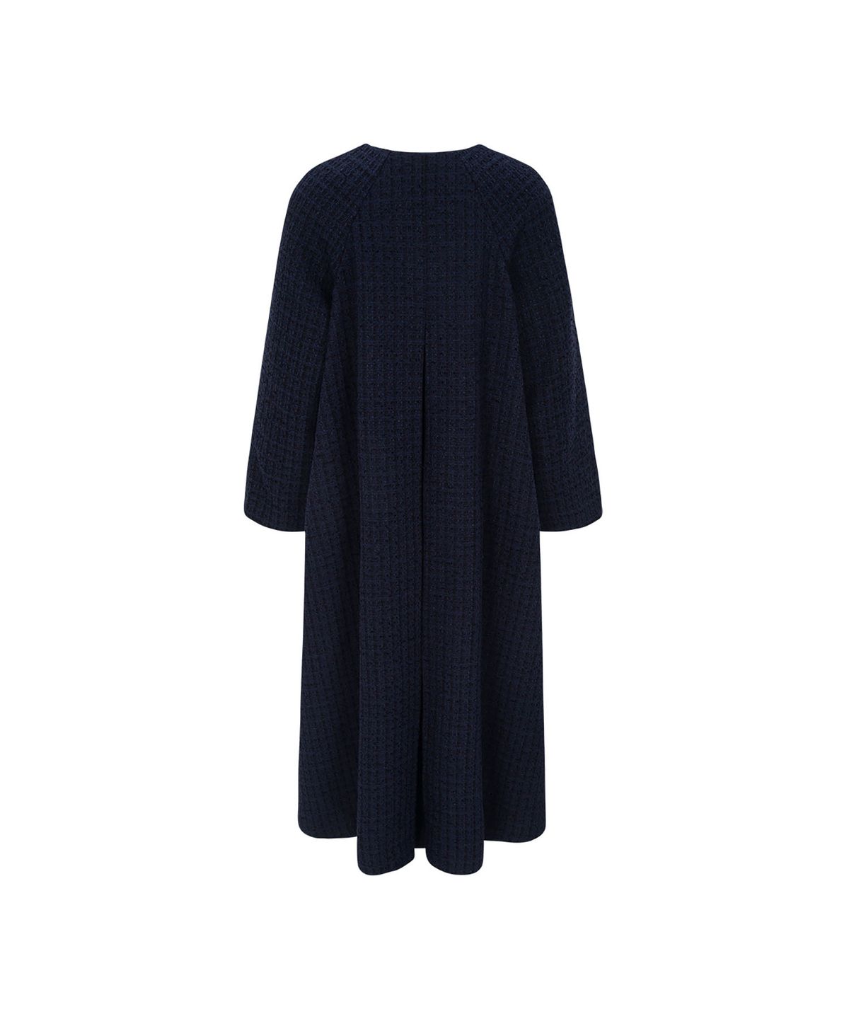 옥토버세컨드(OCTOBERSECOND) A line tweed coat (navy)