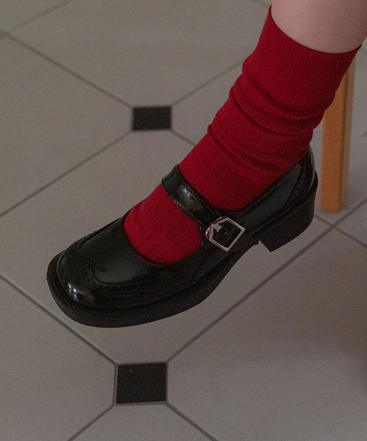 에펠클래식(EIFFELCLASSIC) ELLA Maryjane Loafer_ black 엘라 메리제인 로퍼 5cm