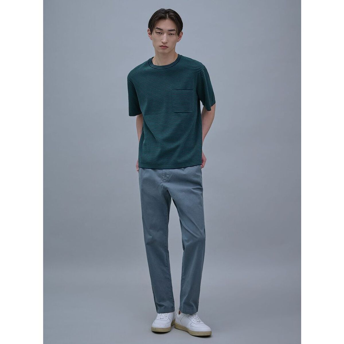 시프트지(SHIFT.G) Cotton Crewneck Sweater  Green