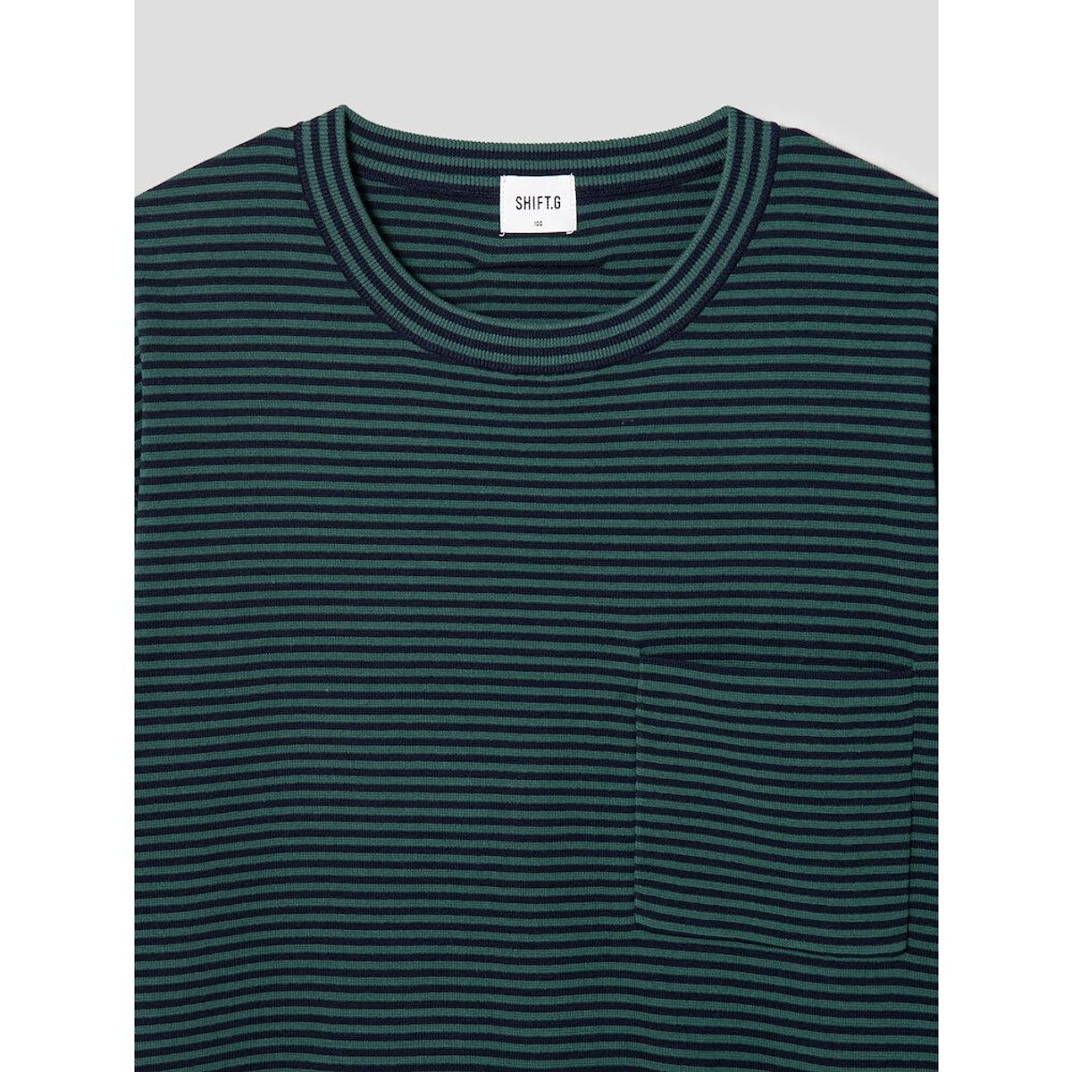 시프트지(SHIFT.G) Cotton Crewneck Sweater  Green