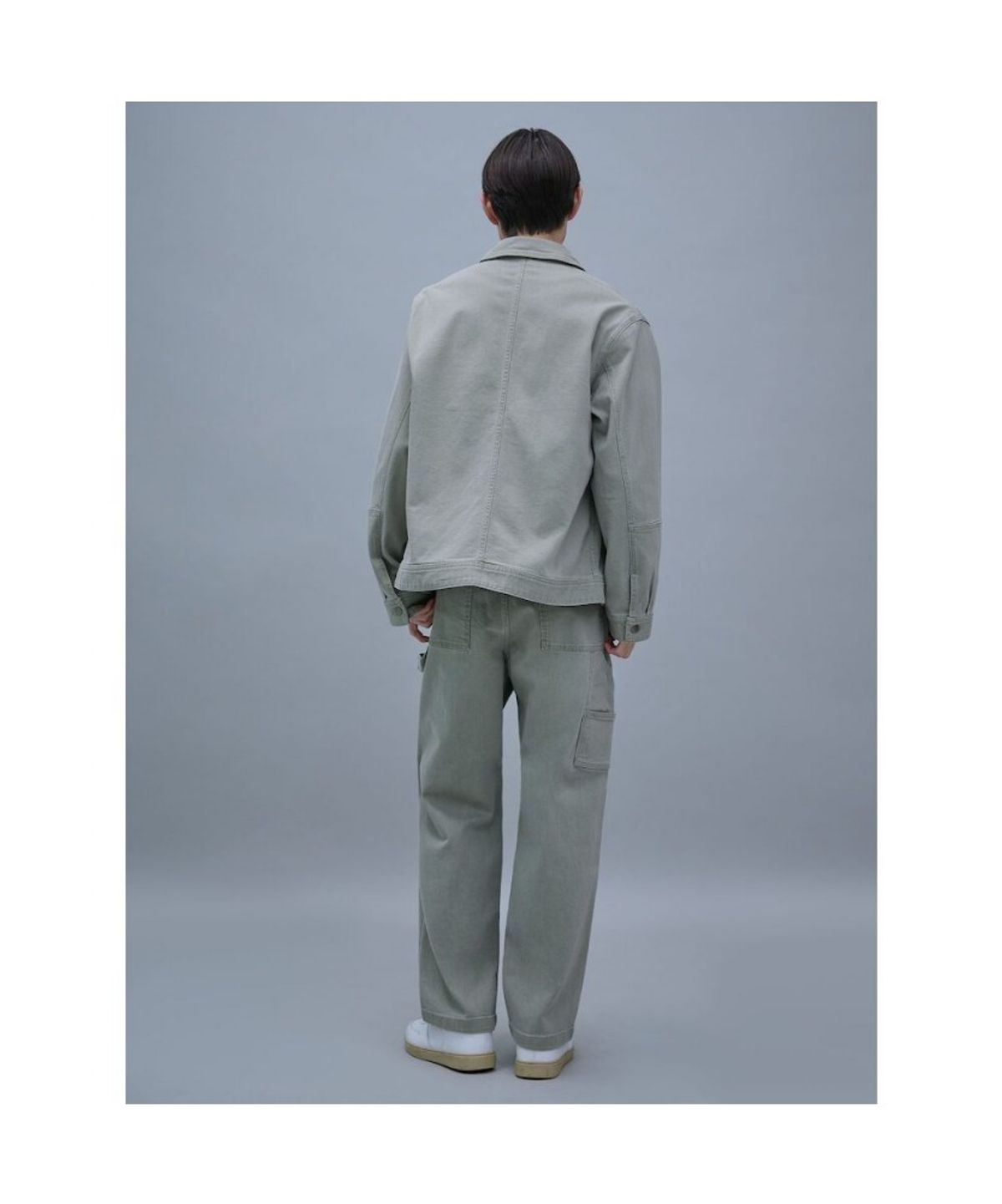 시프트지(SHIFT.G) Mallet Denim Trucker Jacket  Khaki