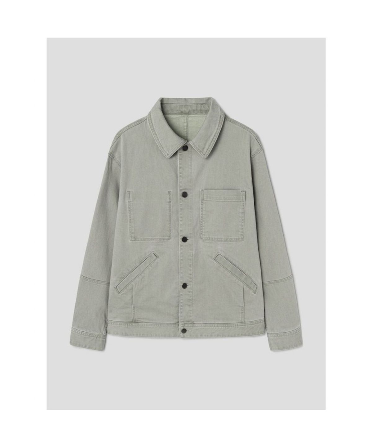 시프트지(SHIFT.G) Mallet Denim Trucker Jacket  Khaki