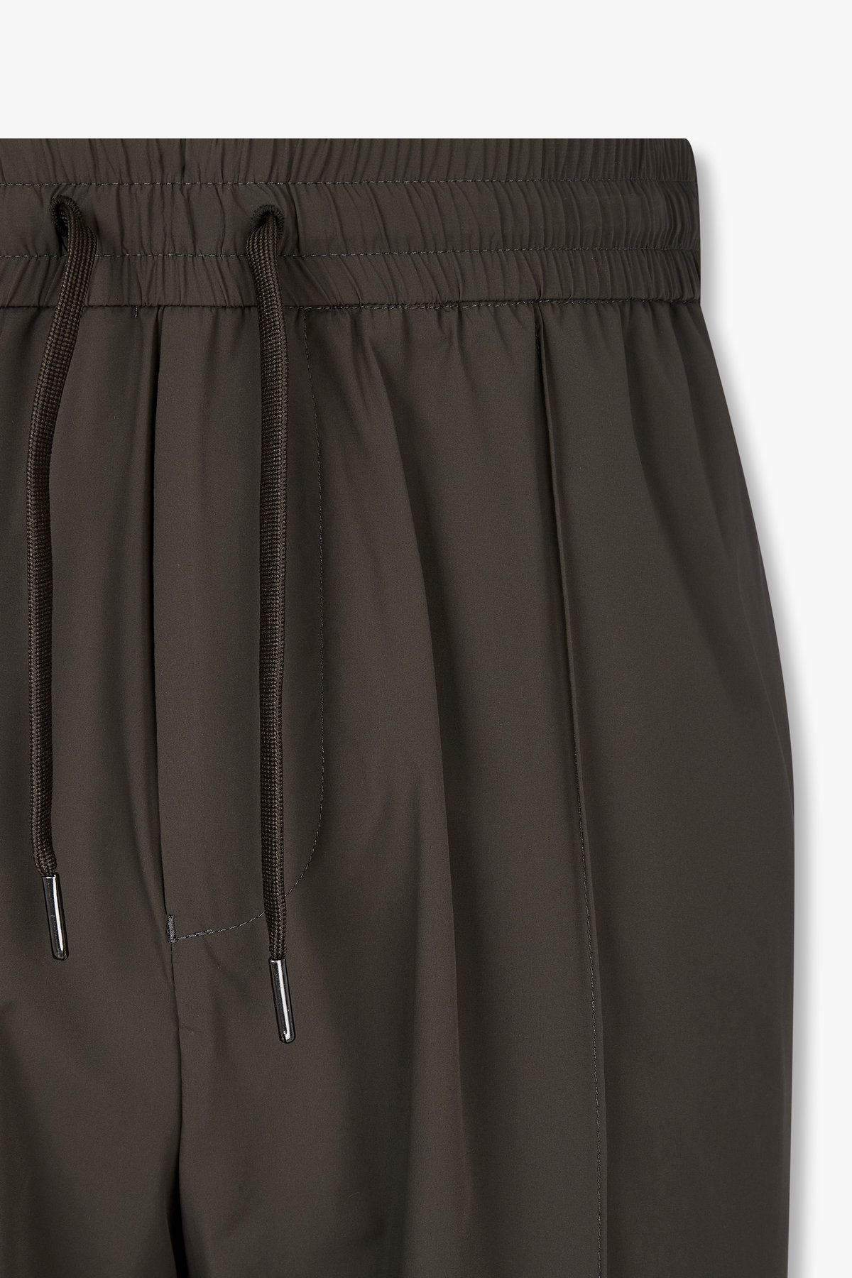 아르마니 익스체인지(ARMANI EXCHANGE) 남성 스트레치 드로스트링 밴딩 팬츠 _블랙 A415142011