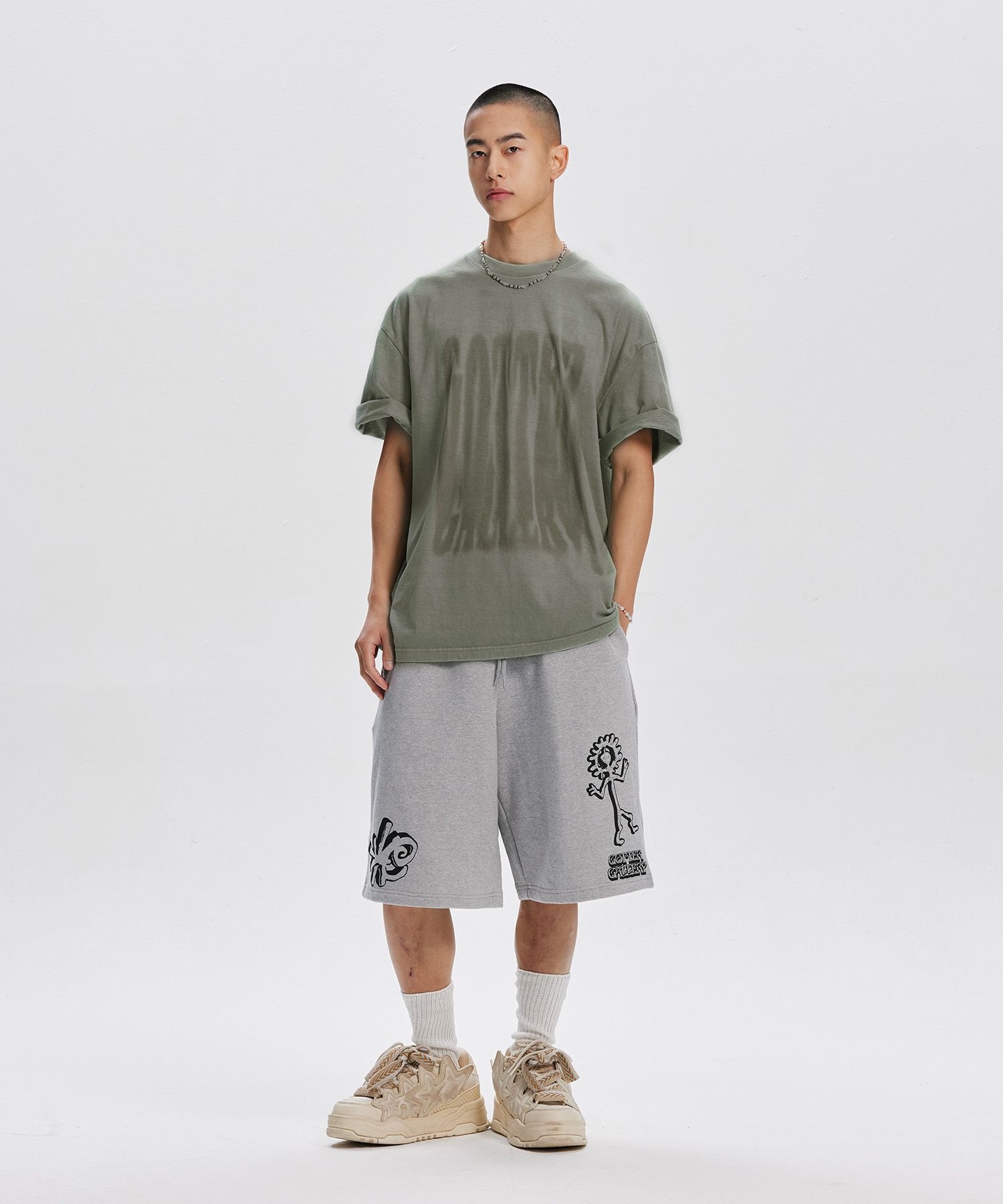 ★2025SS新作★GOTTER GALLERY★MELTED LOGO DYED T-SHIRTS MUSINSA | GOTTER GALLERY MELTED LOGO DYED T-SHIRTS_CH