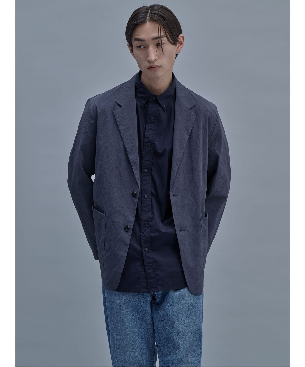 시프트지(SHIFT.G) Summer Officer SetUp Jacket  Grey