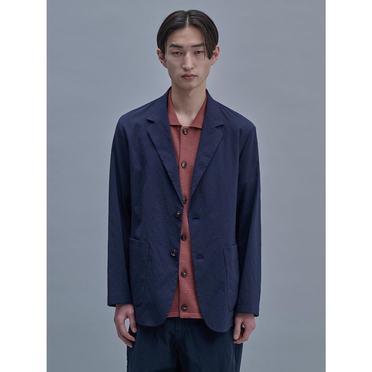 시프트지(SHIFT.G) Summer Officer SetUp Jacket  Navy