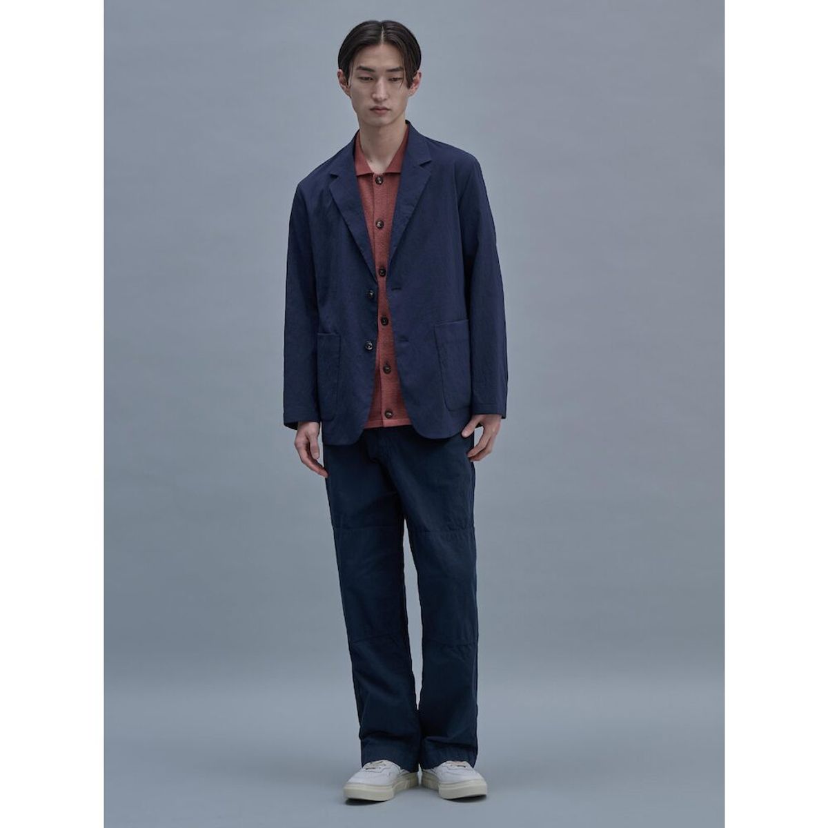 시프트지(SHIFT.G) Summer Officer SetUp Jacket  Navy
