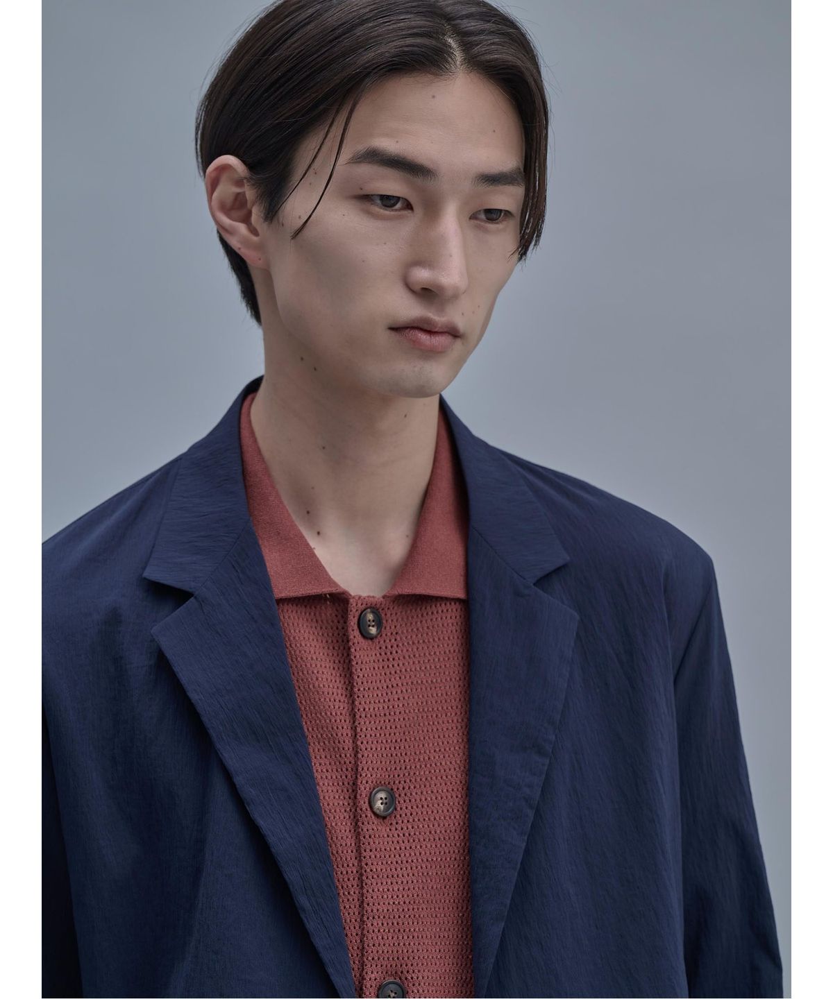 시프트지(SHIFT.G) Summer Officer SetUp Jacket  Navy