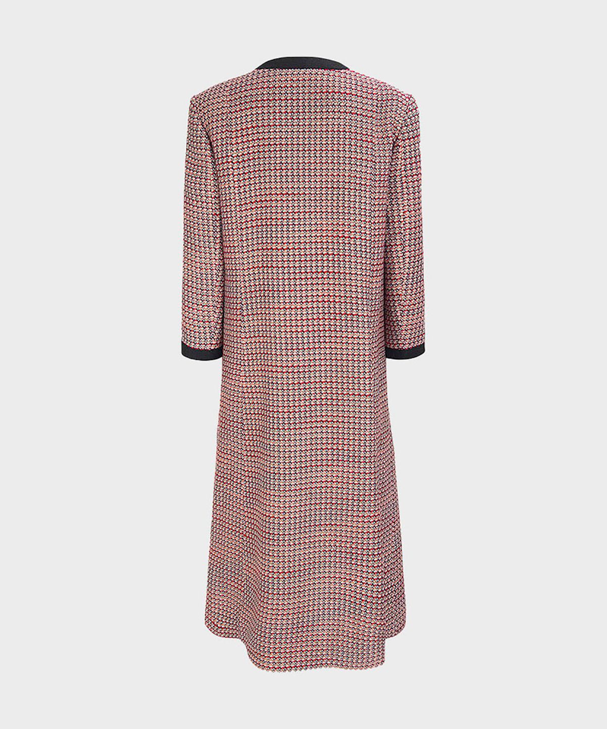 옥토버세컨드(OCTOBERSECOND) V tweed coat(red)